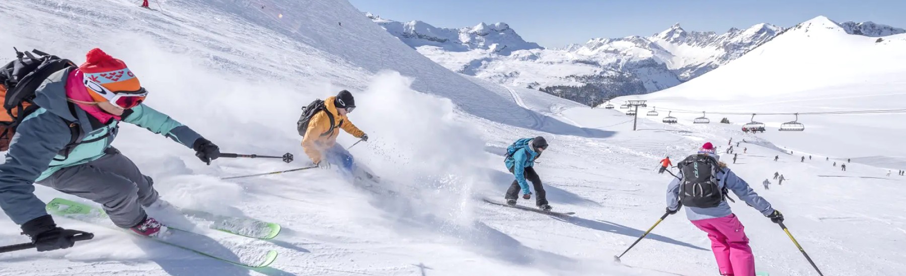 le grand massif skipiste